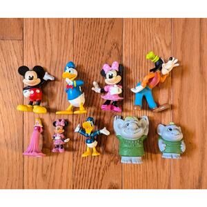 Classic DISNEY Fab Five Mini Figures Lot Of 9 PVC And Others Mixed Lot